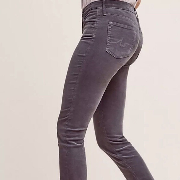 AG - The Stevie Ankle - Corduroy - Grey - Size 27 - Picture 1 of 8